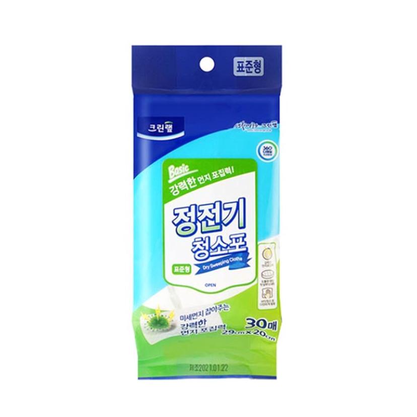 크린랩 정전기 청소포 표준형 30매 - 일회용 걸레