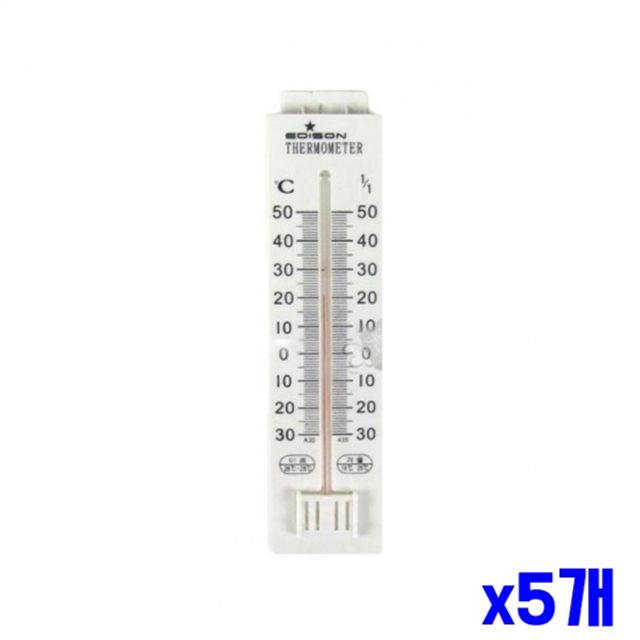 가정 업소용 아날로그 온도계 - 5개 세트 온도 측정