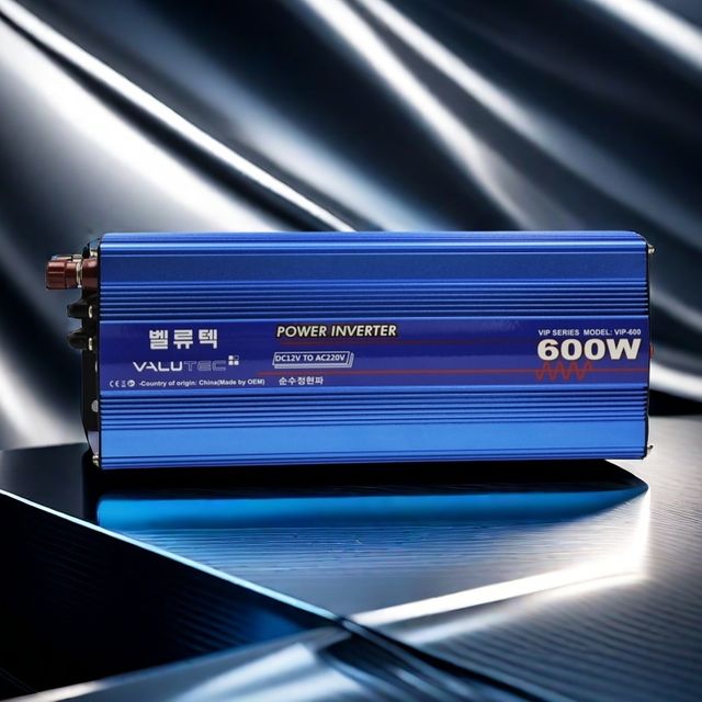 벨류텍 순수정현파 600W 배터리 충전 확인 램프 무료장착