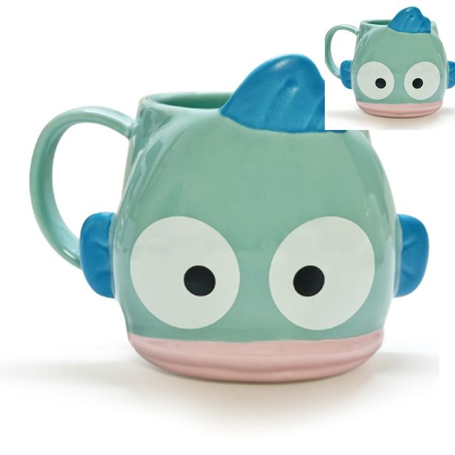 어린이머그컵 유아물컵 한교동 도기 입체 머그컵 390ml