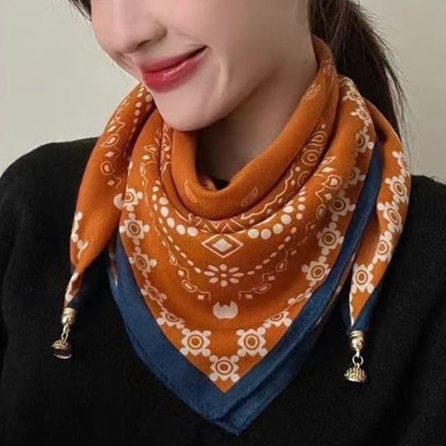 여성 사계절 자석 스카프 1P 원터치 쁘띠 목스카프