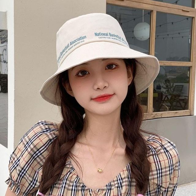 선캡 스트랩 벙거지 모자 썬캡 여성 레터링 밀짚 성인 캡모자