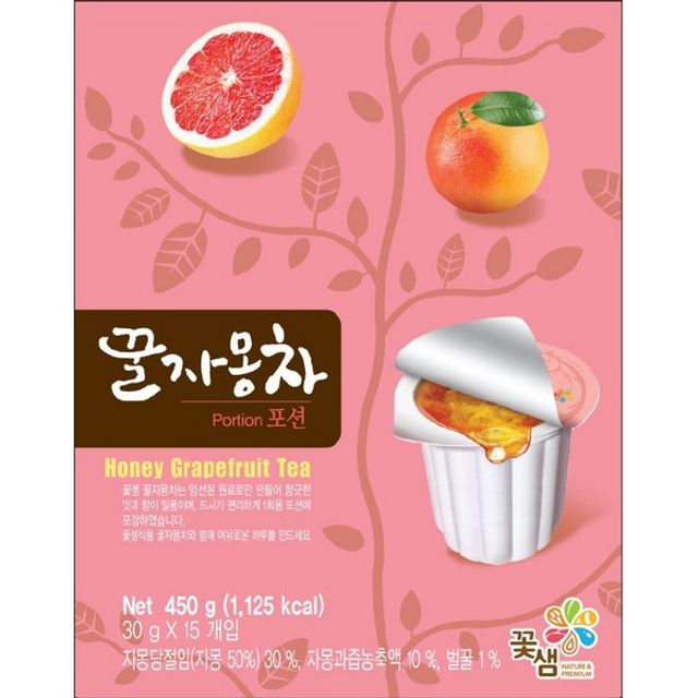 꽃샘 꿀자몽차 30gx15T