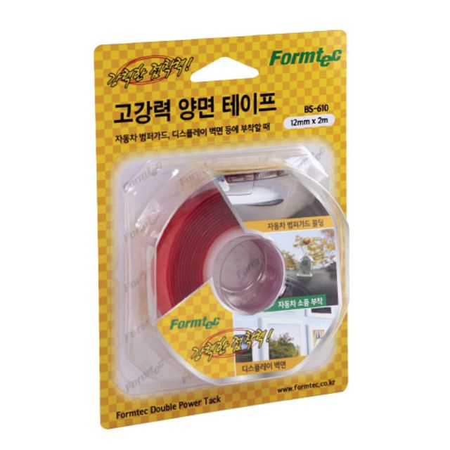 폼텍)고강력 양면테이프(BS-610/12mmx2m/1인치)