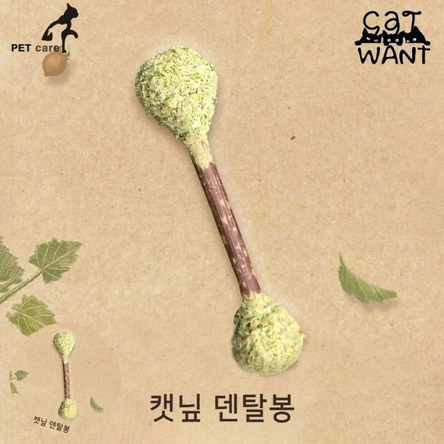 반려묘장난감 아기고양이장난감 캣닢 덴탈봉