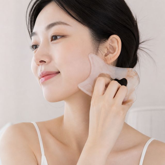 얼굴 바디 마사지 도구 페이스 괄사 피부 케어 뷰티 소품