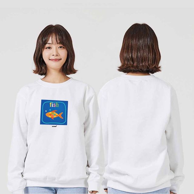 물고기 FISH 맨투맨 후드티 맞춤 동물