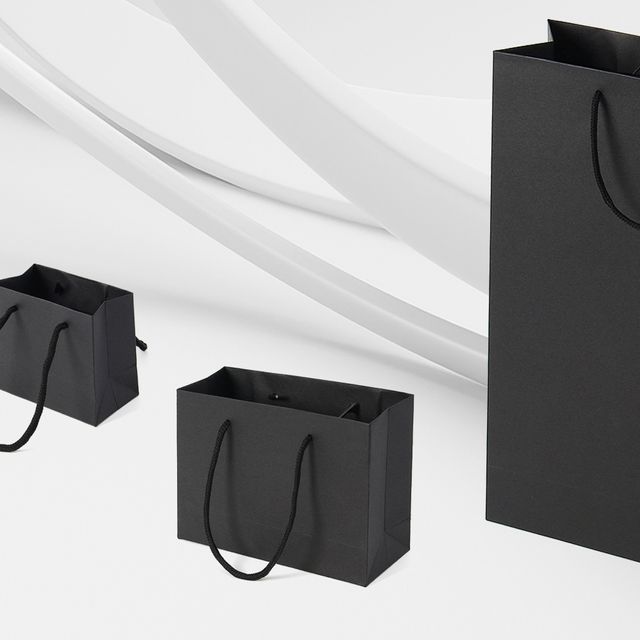PrimeBulk 고급형 종이쇼핑백 10p 19x13cm - 내구성 좋은 쇼핑백