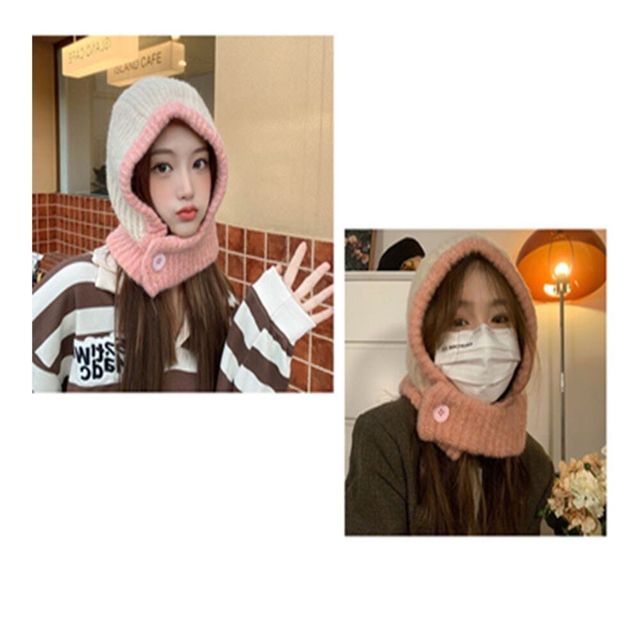 바라클라바 넥워머 여성바라클라바 방한넥워머 니트넥워머