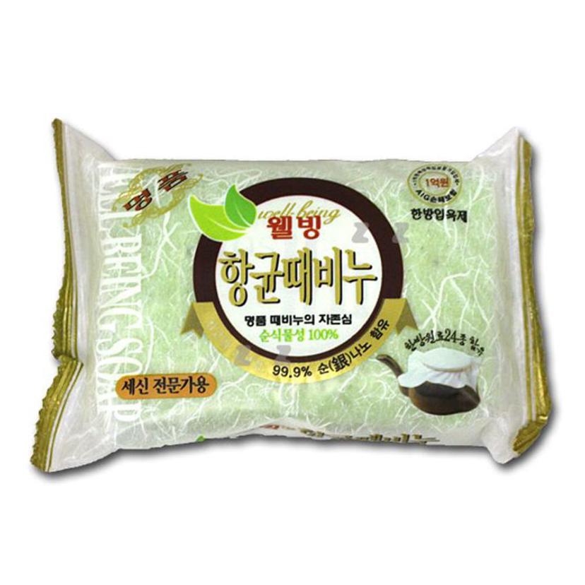 세신 웰빙 항균 때 비누 - 세안 및 욕실용 항균 비누