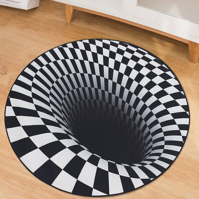 침실러그 침실발매트 3D 입체 착시매트 120cm