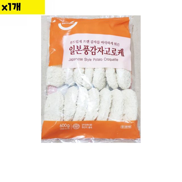 세미원푸드 감자고로케 30g x20개 600g 1개 튀김류 단품