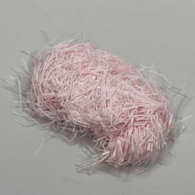 종이 완충제 핑크 100g 친환경 포장 충전재