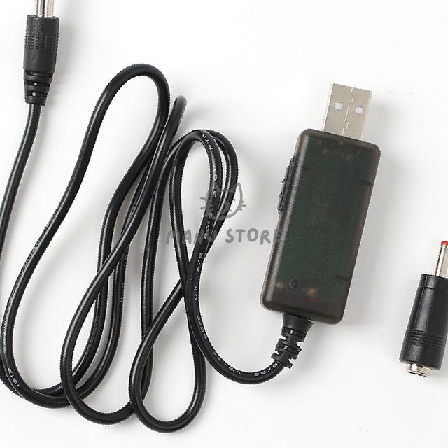어댑터연결선 USB승격케이블 승압 케이블 5V to 9V-12V 1M