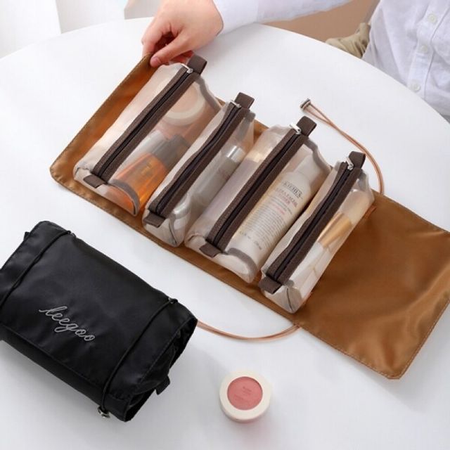4in1 여행파우치 여행용품 화장품수납 캐리어정리백 - 깔끔한 수납 솔루션