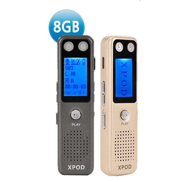 XPOD XP777 8GB 내장스피커 보이스레코더 고음질 녹음