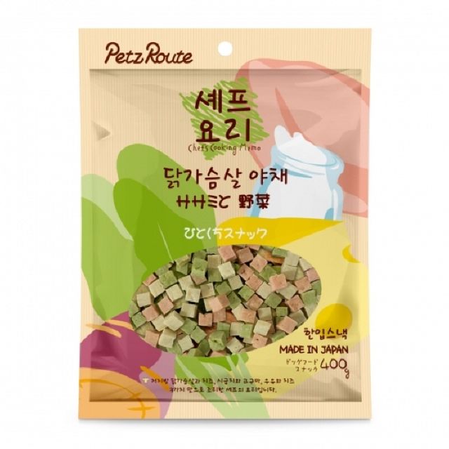셰프요리 닭가슴살 야채 400g 건강 간식 스낵