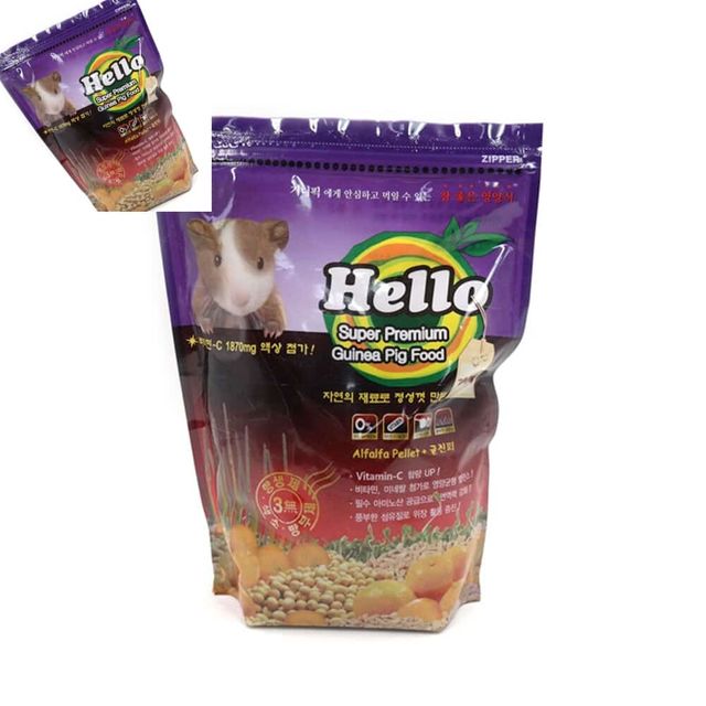 기니피그 사료 1.1Kg 기니피그먹이 반려동물사료 칼슘사료 펫사료