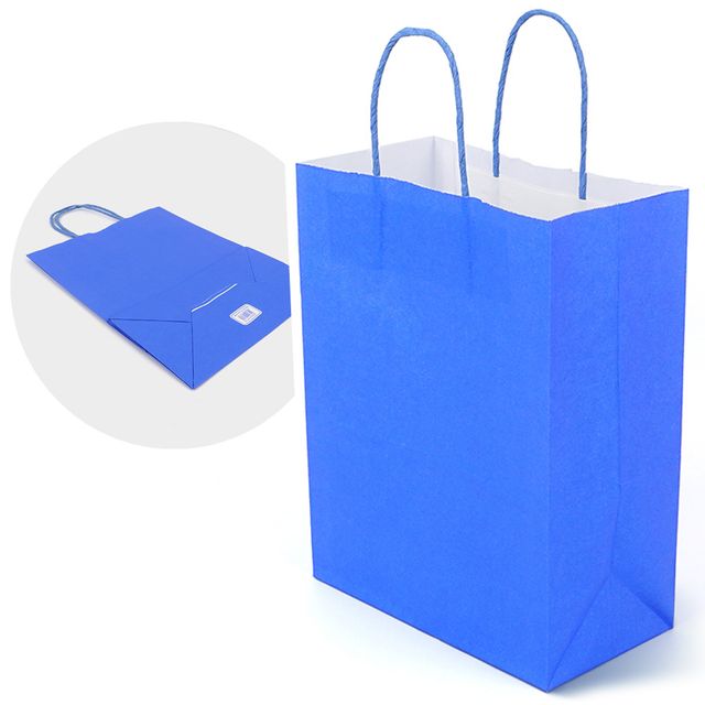 종이백 소-블루 쇼핑백 21x27cm 선물 포장용 종이백