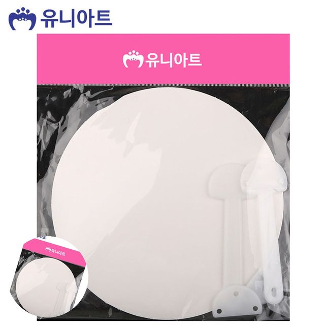 초등학생만들기키트 DIY만들기키트 튼튼 부채 만들기 2개입 흰색