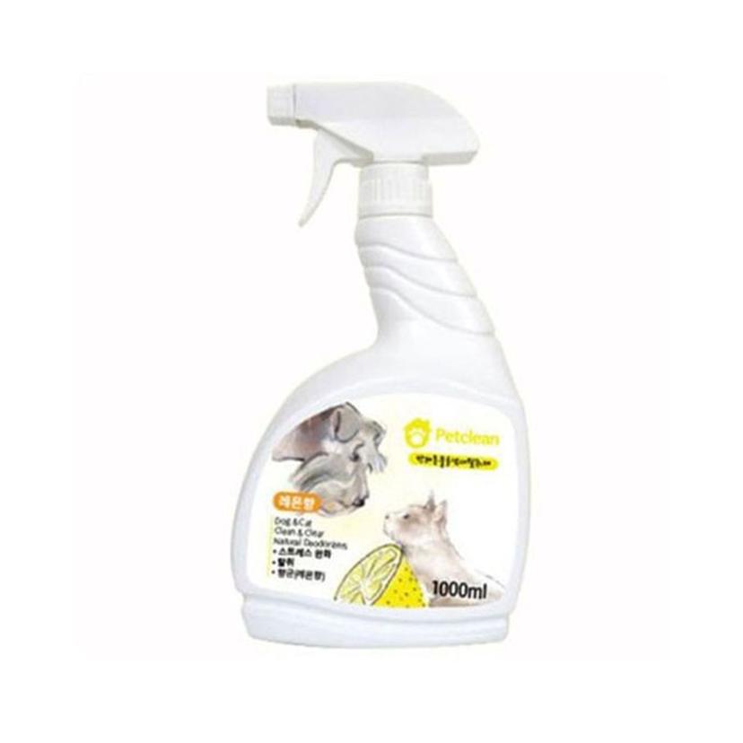 반려동물 위생 탈취제 레몬향 1000ml - 악취 제거