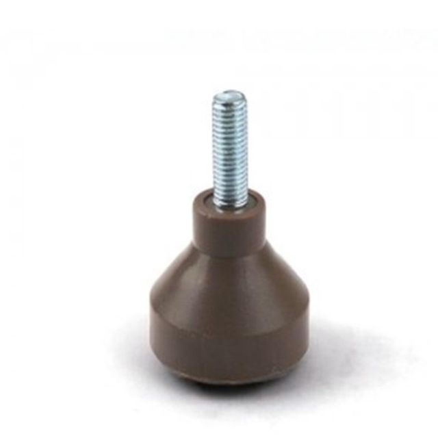 조절발 37x8x25mm 오크 가구다리 내추럴 높이 조절