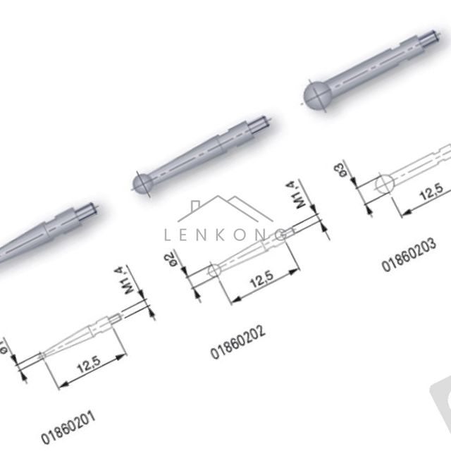 초경비트 드릴날 인디게이터포인트 초경 2mmxL12.53mm 1EA