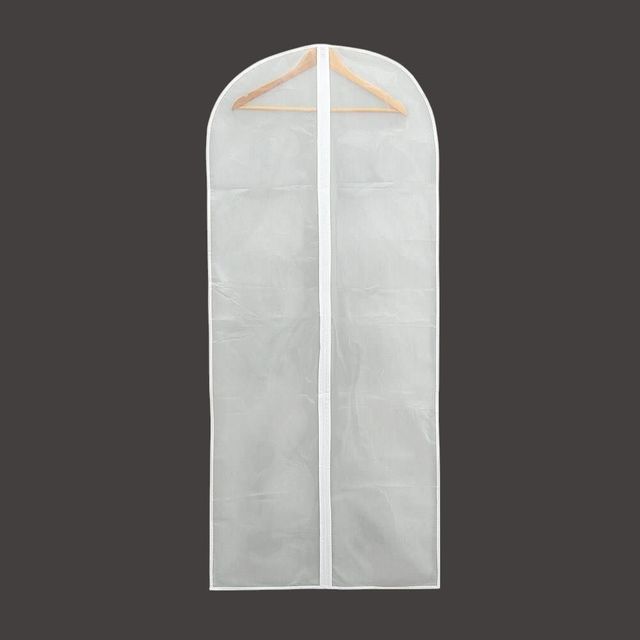 반투명 지퍼식 옷커버 (3p 화이트 60x140cm)