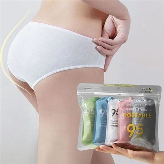 여행용 여성 일회용 팬티 이너웨어 여성 순면 팬티 통기성 위생