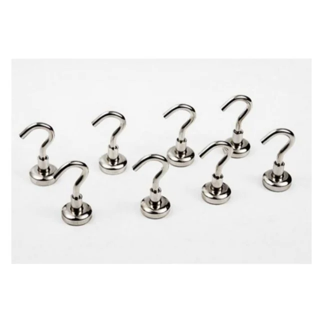 로지 초강력 네오디움 자석걸이 20mm 8개입 세트
