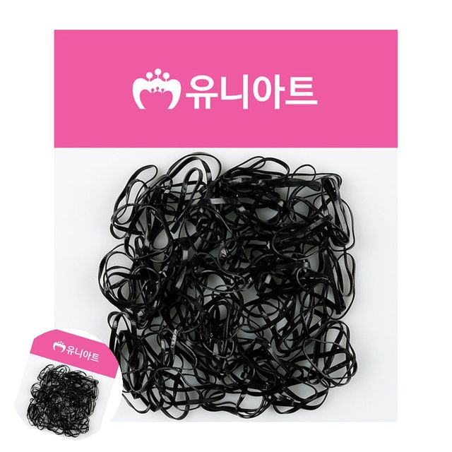 머리끈고무줄 칼라고무줄 칼라 고무줄 검정