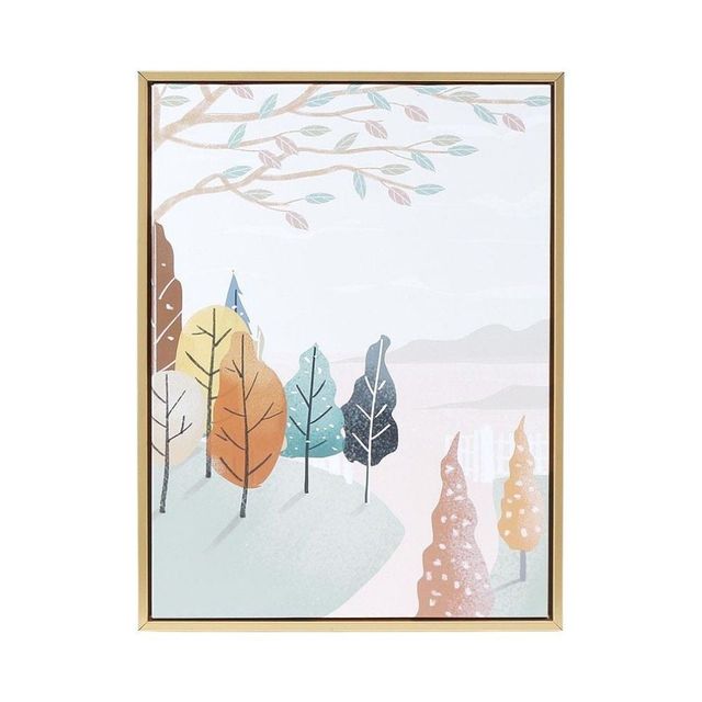 캔버스 액자 일러스트 풍경 그림 액자 인테리어