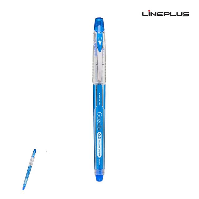 다색펜 선물볼펜 가젤 펜 0.3mm 12개입 쿨블루