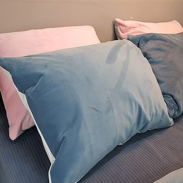 미미 피치스킨 극세사 베개커버 50x70 부드러운 베개잇