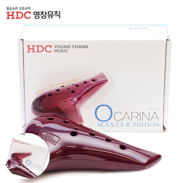 유치원오카리나 오카리나연습용 와인 오카리나 알토C
