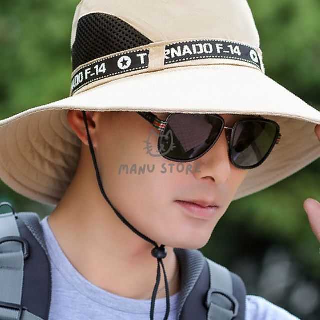 낚시 산악 메쉬 등산모자 2p세트 베이지