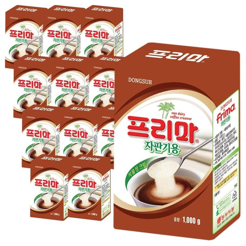 동서 프리마 자판기용 1kg 12개 - 대용량 커피 프림