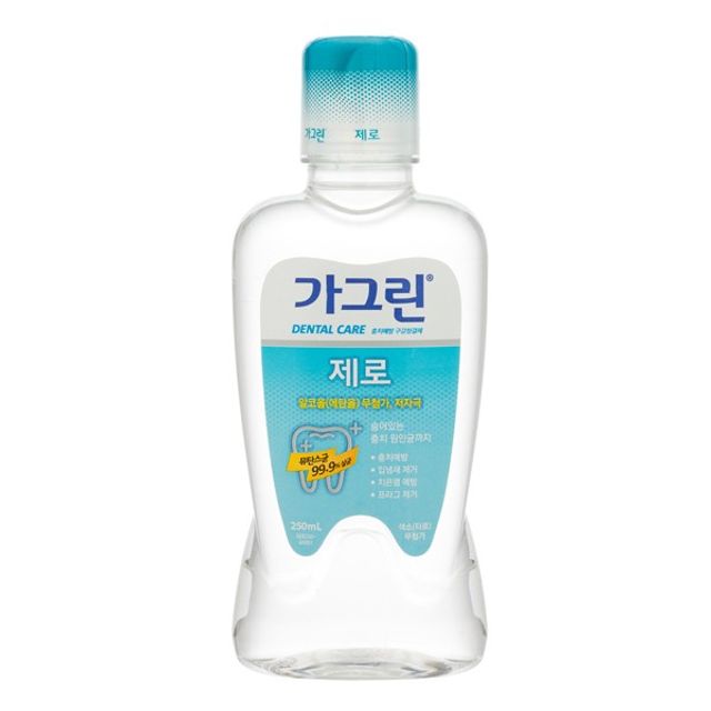 가그린 제로 250ml 무알코올 구강 청결제 가글