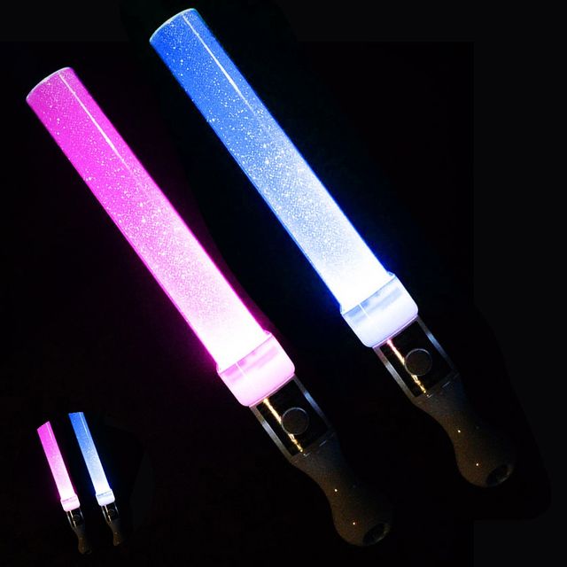 led야광봉 LED막대 이벤트 LED 미니 칼라봉 스틱 파티 콘서트 코스튬용품 랜덤1개