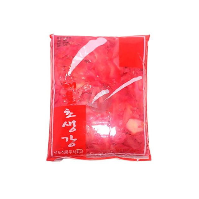 삼도식품 초생강 적색 1.4Kg 적초생강 횟집 적색초