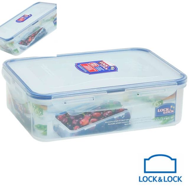 락앤락 직사각밀폐용기 1600ml 냉동실밀폐용기 냉동밀폐용기 투명용기 진공밀폐용기