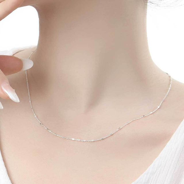 은도금 실버주얼리 쇼핑백 포함 실버925 목걸이 세트