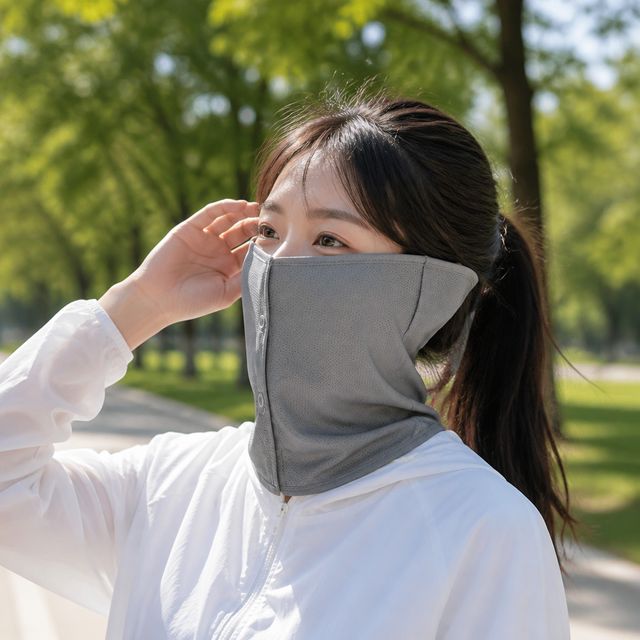 넥스카프 3버튼 페이스 마스크 자외선 차단 쿨링 넥워머 여름 야외활동