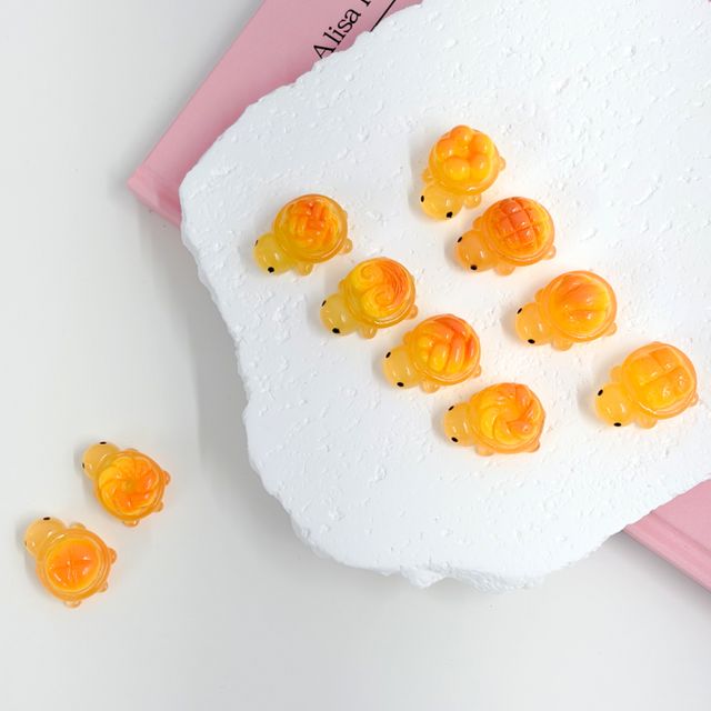 행운의 미니 빵 거북이 파츠 10개입 지퍼백 DIY 거북이 파츠 빵부기 지퍼백 액세서리