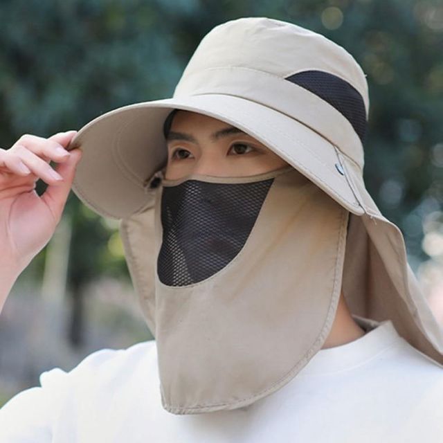 아웃도어 메쉬 차단 밭일 자외선 등산 모자 가리개 농사
