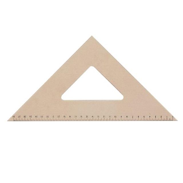아톰 눈금삼각자 30cm 정확한 길이 및 각도 측정 도구