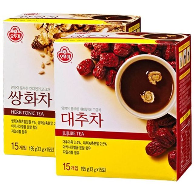 오뚜기 쌍화차 15티 + 대추차 15티 기타차 음료 세트