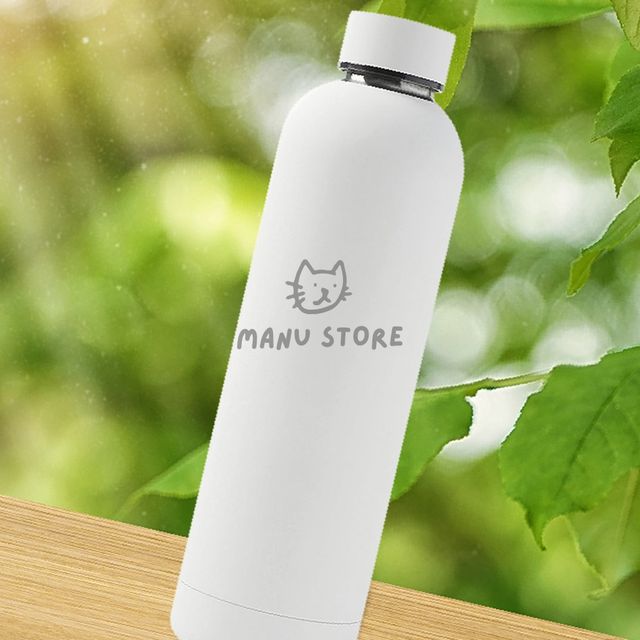 보냉물병 가벼운텀블러 이중스텐 보온병 750ml 화이트