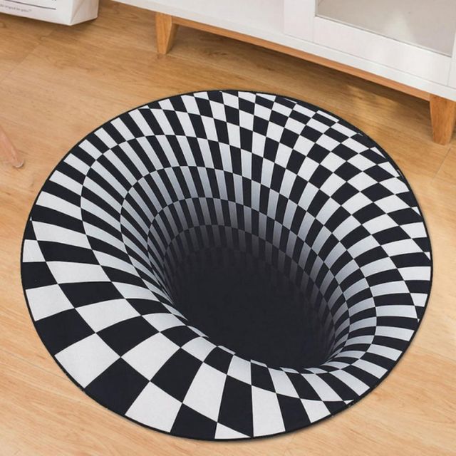 함정 착시매트 입체 3D 착시러그 재밌는 80cm