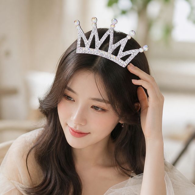 머리띠 왕관 헤어액세서리 여성 파티 소품 결혼식 촬영 장식